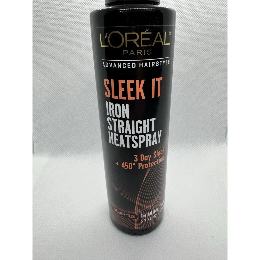 L'Oréal Paris Advanced Hairstyle Sleek It Iron Straight Heat Spray 5.7 Ounce